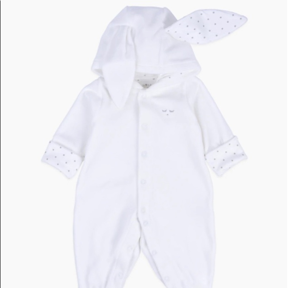 Plush bunny overall
